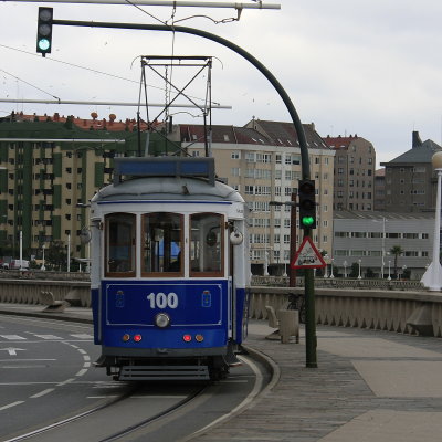 Classic tram in A Corua.jpg