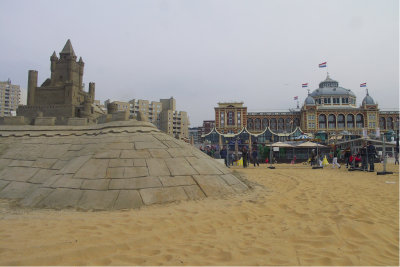 Zandkasteel en Kurhaus