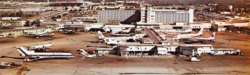 Late 1960s - Concourse 4 and the 20th Street Terminal at Miami International Airport