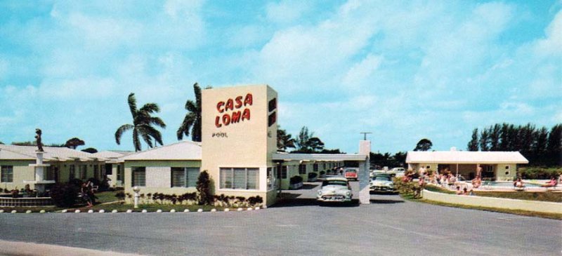 1950s - the Casa Loma Motel at 21110 Biscayne Boulevard