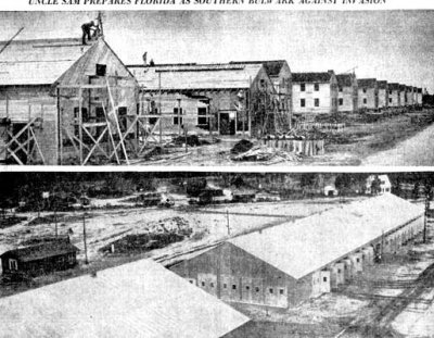 1942- new buildings under construction at Naval Air Station Miami due to World War II