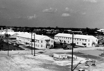 1962 - former Masters Field barracks being used by early classes at Dade County Junior College