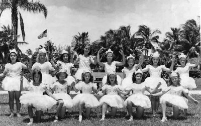 1947 - ballerinas at Shenandoah Elementary School, Miami