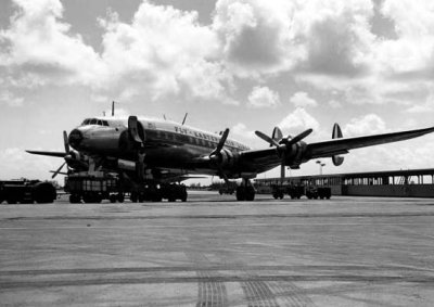1955 - Eastern Air Lines Lockheed Constellation at Miami International Airport