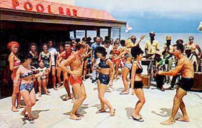 1960's - beach dancing at the Castaways Hotel, Sunny Isles