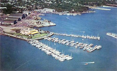 1950's - the marina at Dinner Key, Coconut Grove, Miami