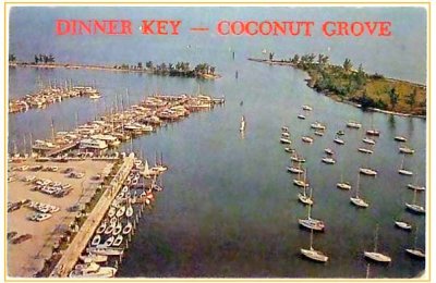 1950's - the marina at Dinner Key, Coconut Grove, Miami