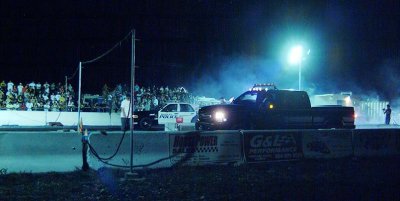 2008 - one of the Medley Police Department drag racers at Countyline Dragway