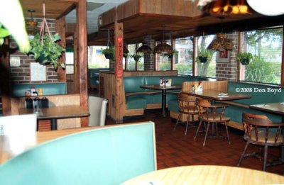 2008 - the interior of the last Lums restaurant, in Davie, Florida