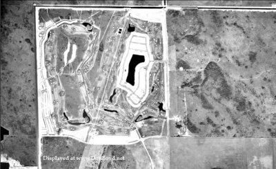1963 - aerial view of the Country Club of Miami development in northwest Dade County