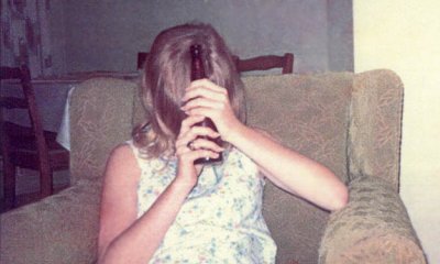 1968 - Brenda still camera shy at my home in Hialeah