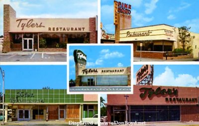 1963 - various Tyler's Restaurants in Miami and Dade County