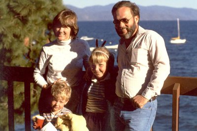 1985 - Justin Reiter, Brenda, Karen D. Boyd and Don at Lake Tahoe, California