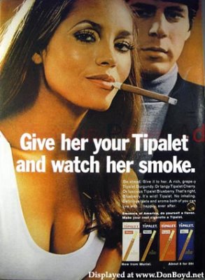 1970 - Tipalet Ad - Give her your Tipalet and watch her smoke