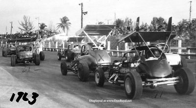 1963 - auto racing at Palmetto Speedway in Medley