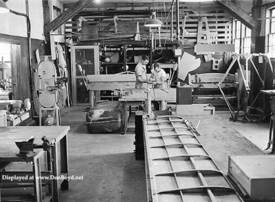 1950- Byron Creel, leadman in the sheet metal shop at Aerodex in the MIAD section of Miami International Airport