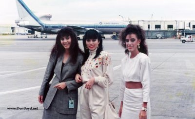 1988 - Maria Gonzalez, Linda Viau and Susy Gonzalez