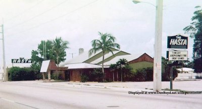 Early to mid 1970's - The Hasta Restaurant on Douglas Road in Coral Gables
