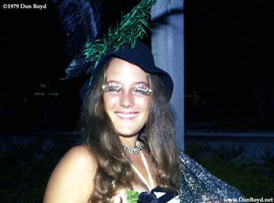 1979 - Kim McNatt in her Halloween outfit