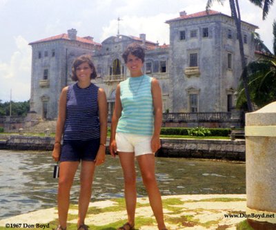 1967 - Janet Province and Anita Petrogallo at Vizcaya