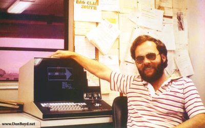 1978 or 1979 - Don Boyd with Miami International's first Flight Information Display System computer