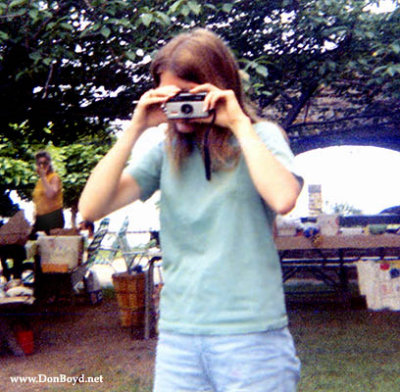 1970 - Brenda at a cookout in a park near Essex, Maryland