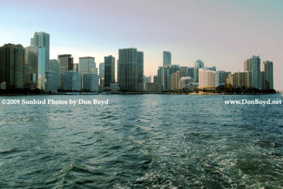 2009 - Brickell Avenue, downtown Miami and Brickell Key high rise buildings (#1652)