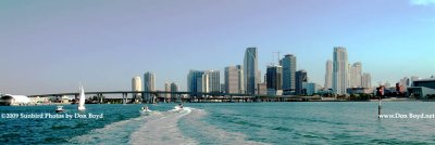 2009 - the Port of Miami and high rise buildings of Brickell Avenue, Brickell Key and downtown Miami (#1624)