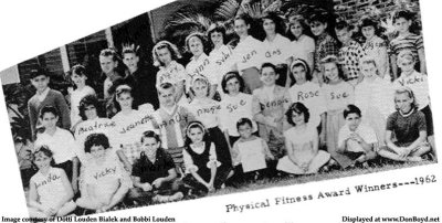 1962 - DuPuis Elementary's Physical Fitness Award Winners