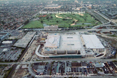 2009 - the new Miami Intermodal Center (MIC) just east of Miami International Airport still under construction