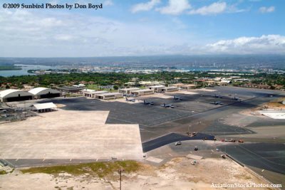 Hickam Air Force Base at Honolulu International Airport