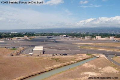 Hickam Air Force Base at Honolulu International Airport