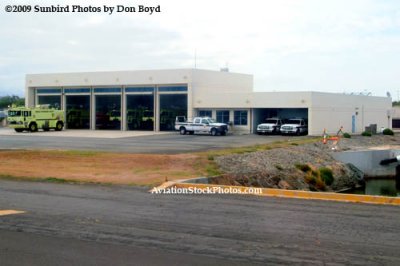 The ARFF station at Honolulu International Airport