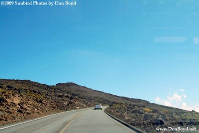 2009 - driving up to Haleakala, also called the East Maui Volcano