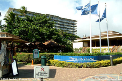 2009 - the Whalers Village shopping center on Kaanapali Beach