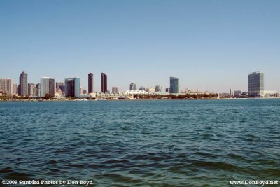 The San Diego skyline from Coronado Island landscape stock photo #3016