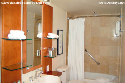 The bathroom of our suite at the Omni Hotel, San Diego stock photo #3000