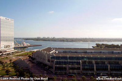 The view from the balcony of our suite at the Omni Hote, San Diego stock photo #3003