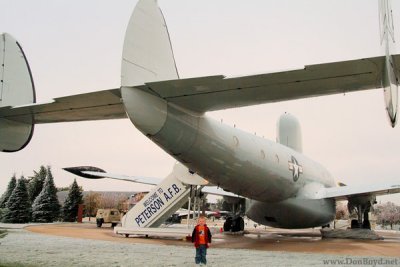 October 2009 - Kyler with Lockheed EC-121T Warning Star #AF52-3425