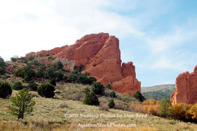 2009 - Garden of the Gods, Colorado Springs landscape stock photo #3364