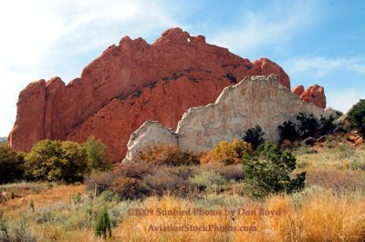 2009 - Garden of the Gods, Colorado Springs landscape stock photo #3365