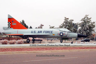 2009 - Convair F-102A-60-CO Delta Dagger #56-01109 on display at Peterson AFB military stock photo #3330