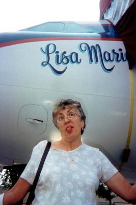 1996 - Liz Kettleman and Elvis's Convair 880 Lisa Marie