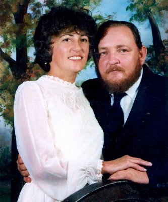 1985 - Liz and Jerry Kettleman at Hialeah High Class of 1965's 20th reunion on Key Biscayne