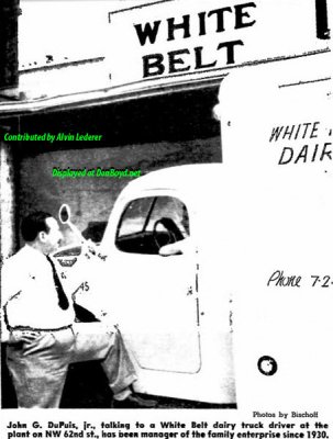 1948 - article about John G. DuPuis Jr., son of Dr. John G. DuPuis, and the White Belt dairy, part 3