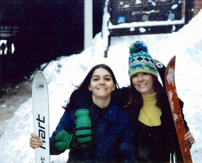 1980 - Karen Johnson and Brenda Reiter at Squaw Valley