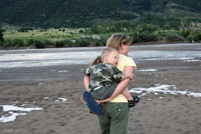 2007 - Kyler and Karen at Great Sand Dunes National Park