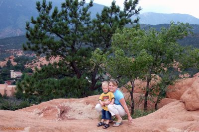 2007 - Kyler and Karen at Garden of the Gods
