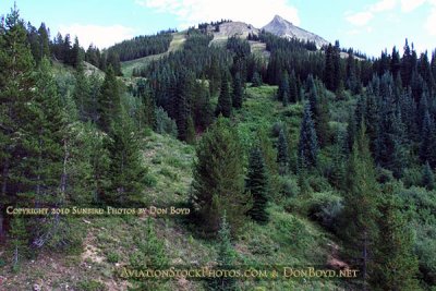 2010 - view of the mountain while on the ski lift at Crested Butte Mountain Resort