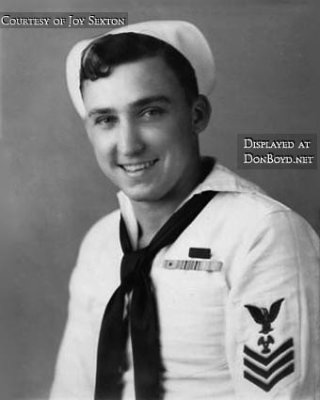 1943 - Petty Officer First Class Bill Beasley, USN while attending SCTC in Miami